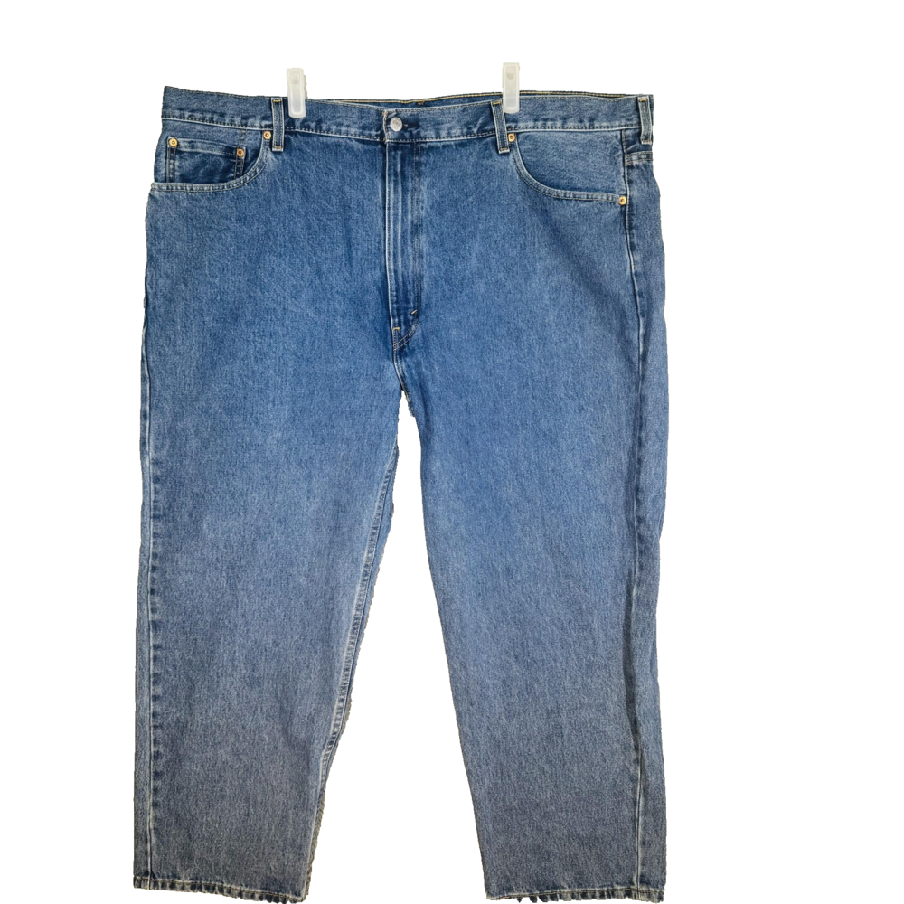 Levi's 550 Men's Jeans 48x29 Blue Denim Relaxed Fit Tapered Leg Medium Wash